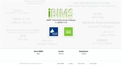 Desktop Screenshot of ibims.com.au